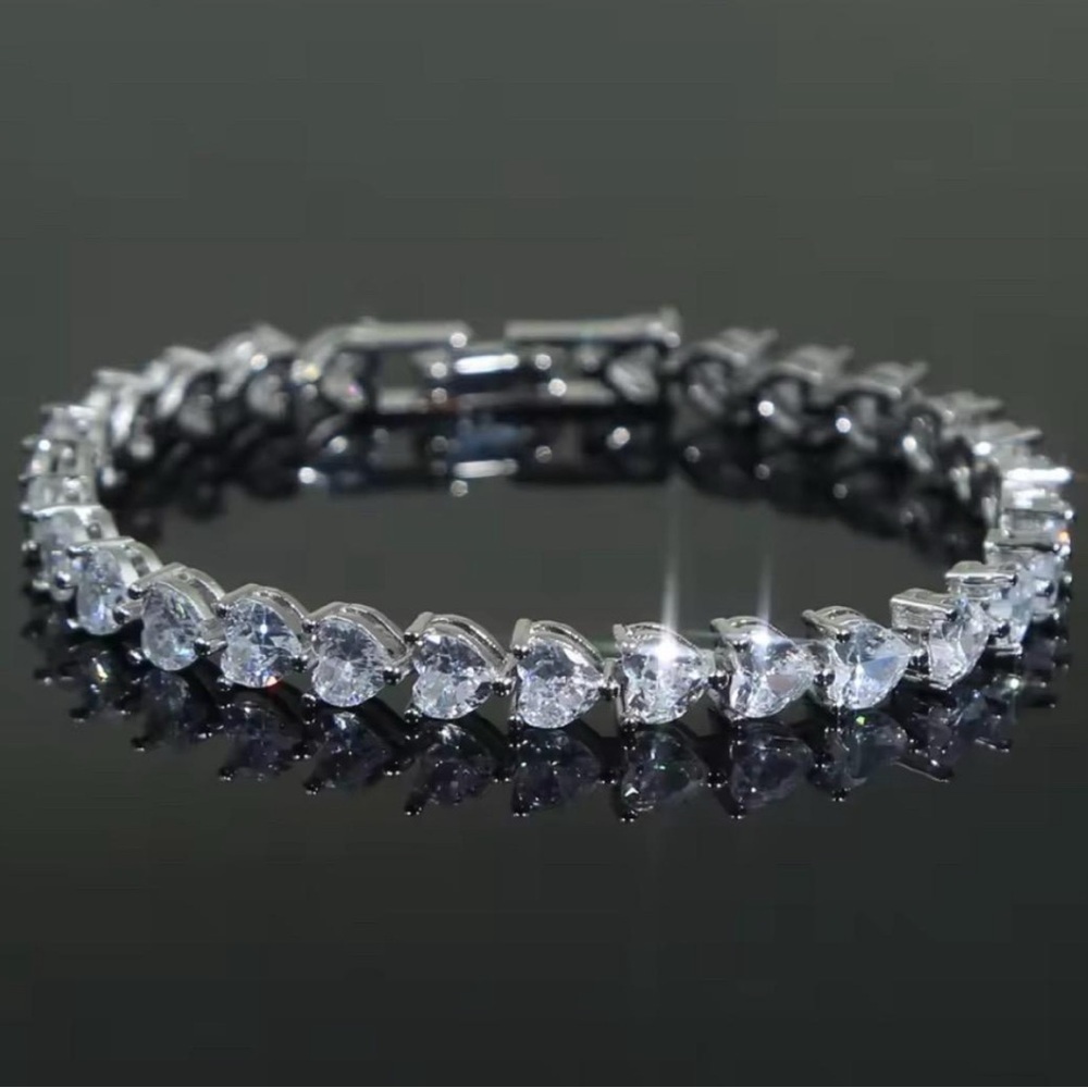 Heart Tennis bracelet
